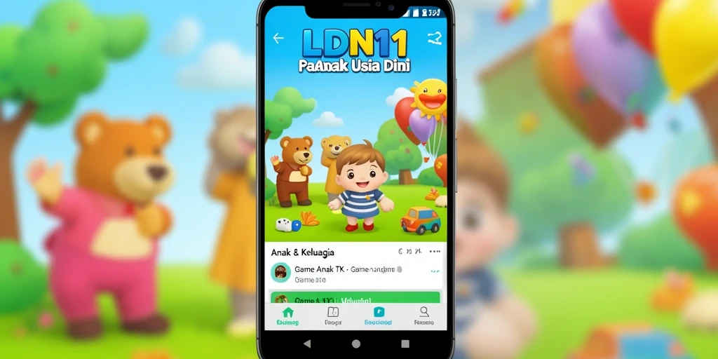 Antarmuka LDN11 yang menarik dan interaktif untuk anak-anak.