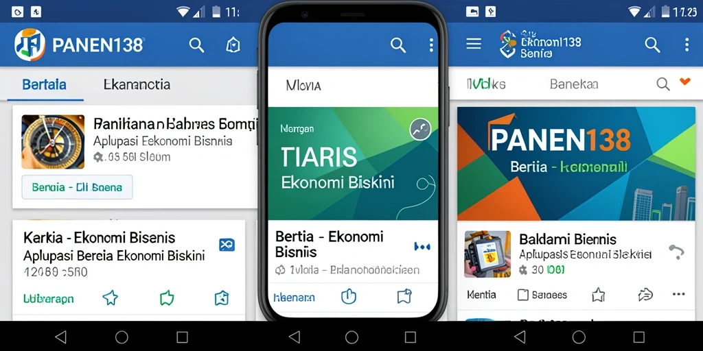Antarmuka aplikasi PANEN138 yang informatif dan mudah digunakan.