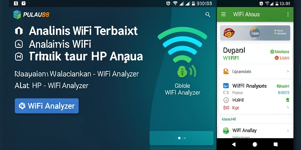 Antarmuka analisis WiFi PULAU88 yang informatif dan mudah digunakan.